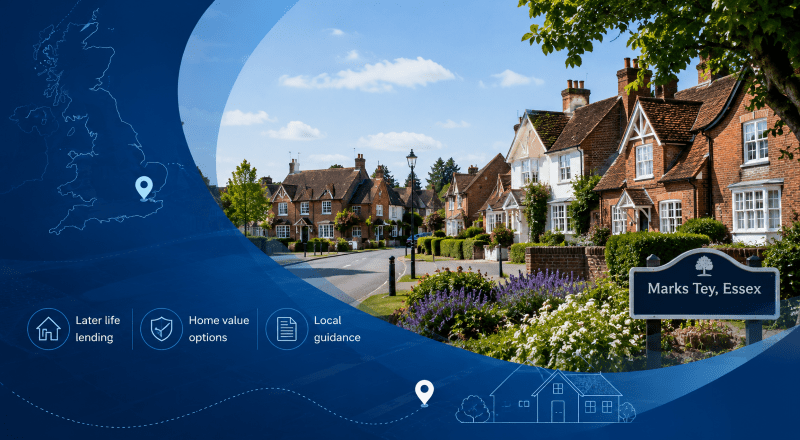 Equity Release Adviser in Marks Tey with local later life lending and home value guidance in Essex