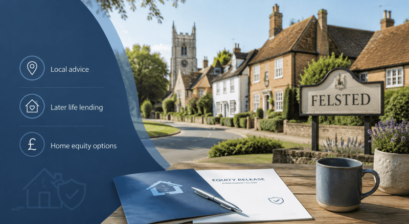Equity Release Adviser in Felsted with local later-life lending and home equity guidance.