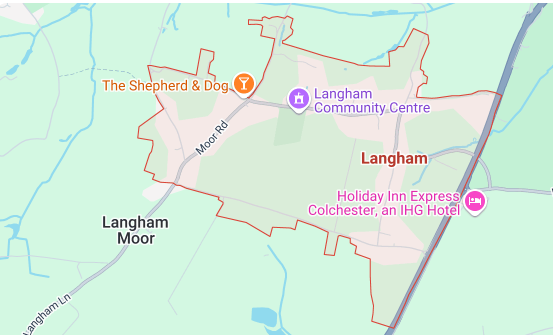 Map of Langham