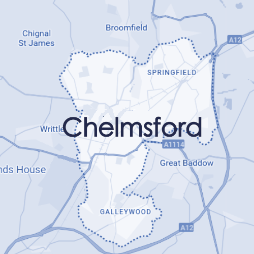 Map of Chelmsford