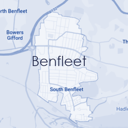 Map of Benfleet