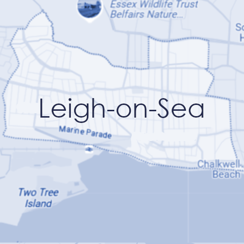 Map of Leigh-on-Sea