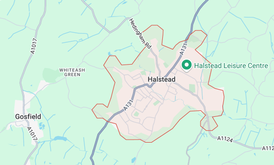 Map of Halstead