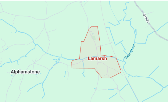 Map of Lamarsh