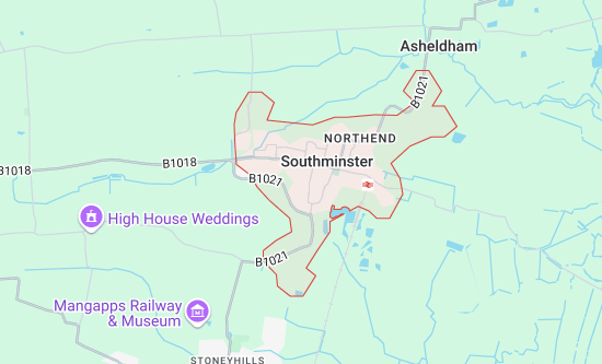 Map of Southminster