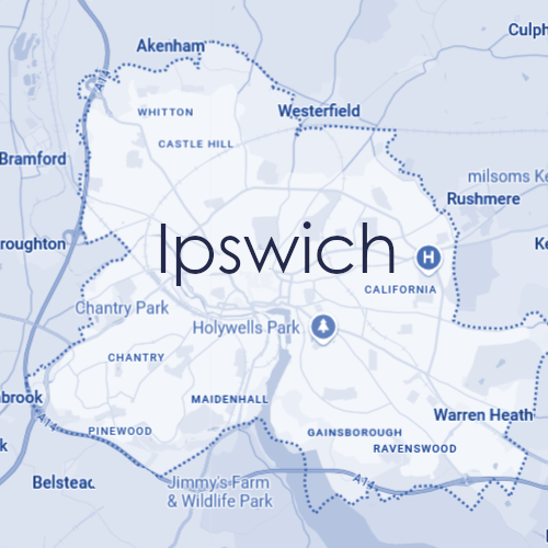 Map of Ipswich