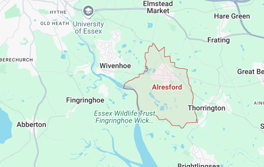 Map of Alresford