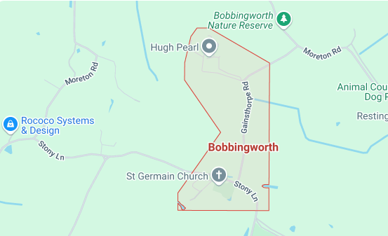 Map of Bobbingworth