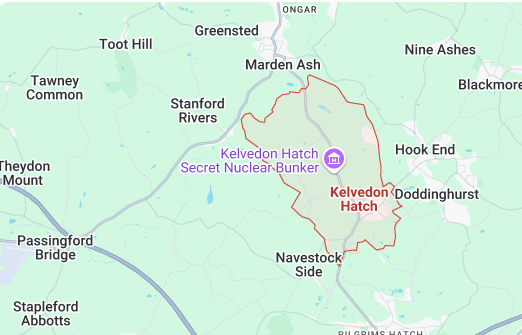 Map of Kelvedon Hatch