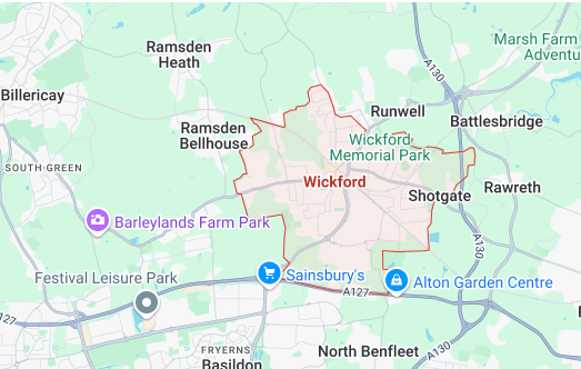 Map of Wickford