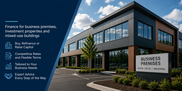 Commercial Mortgages for business premises, investment properties and mixed-use buildings