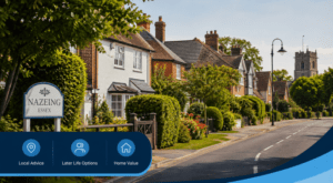 Equity Release Adviser in Nazeing with local Essex homes and village scenery